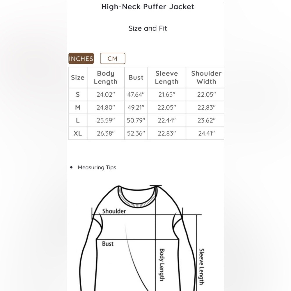 High-Neck Puffer Jacket - Picture 8 of 8